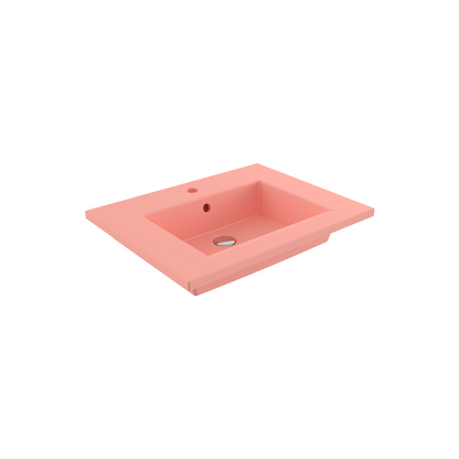 Bocchi Milano Etajerli Lavabo 60 cm Mat Somon ürün görseli