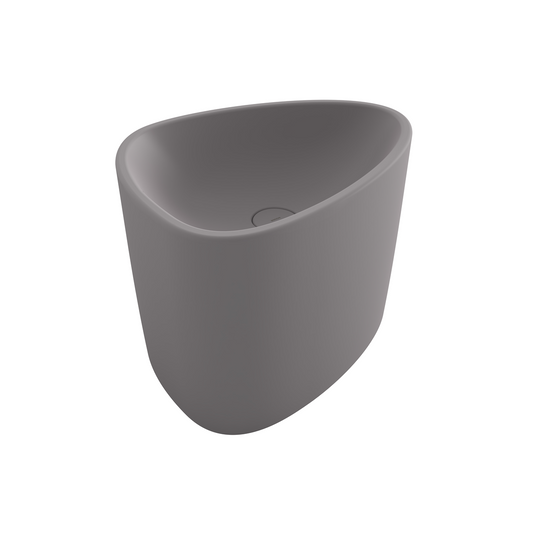 Bocchi Etna 58 cm Tezgâh Üstü Monoblok Lavabo Mat Gri ürün görseli