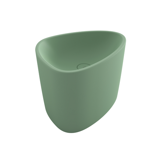 Bocchi Etna 58 cm Tezgâh Üstü Monoblok Lavabo Mat Mint Yeşil ürün görseli