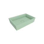 Bocchi Vessel 56 cm Dikdörtgen Mat Mint Yeşil Lavabo