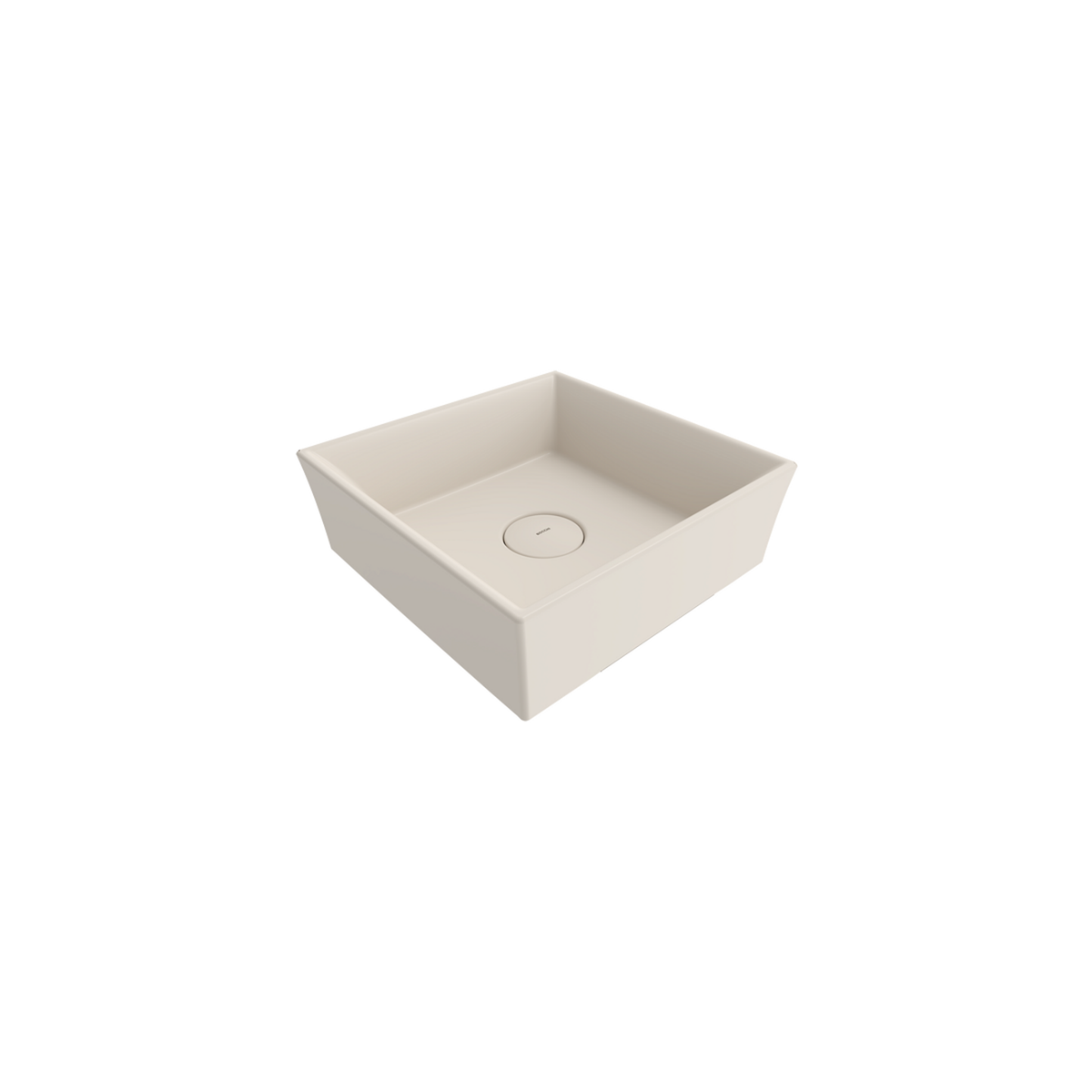 Bocchi Vessel Kare Tezgâh Üstü Lavabo 38 cm Mat Yasemin