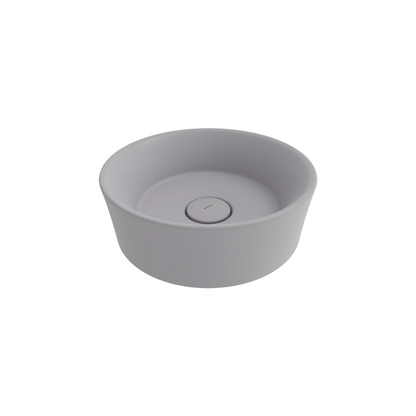 Bocchi Vessel Yuvarlak Çanak Lavabo 38 cm Mat Gri