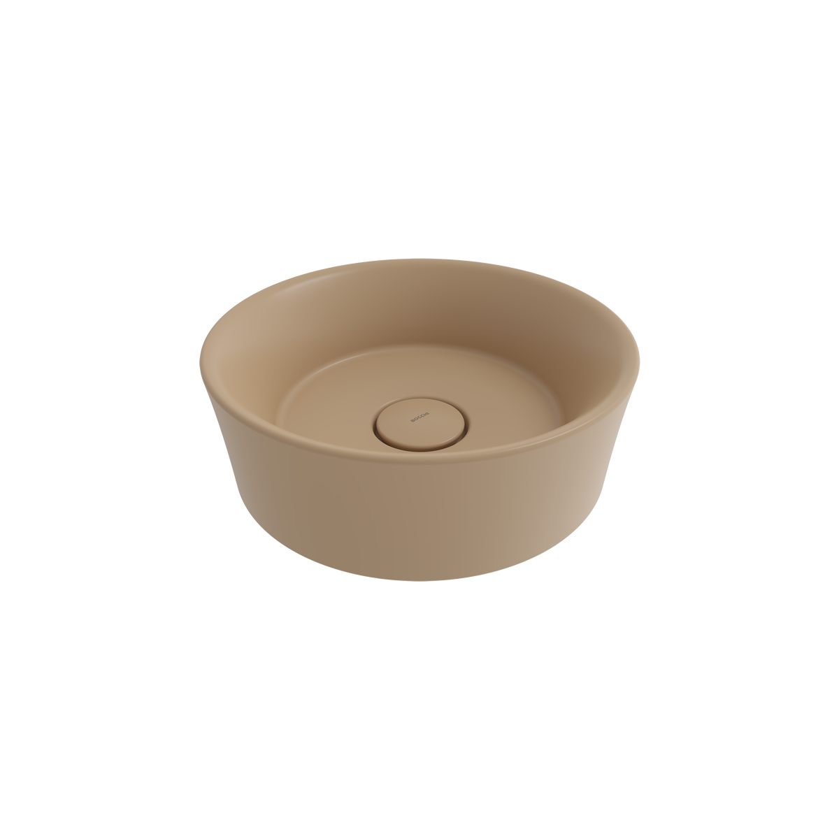 Bocchi Vessel Yuvarlak Çanak Lavabo 38 cm Mat Kaşmir
