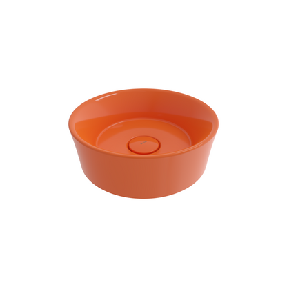 Bocchi Vessel Yuvarlak Çanak Lavabo 38 cm Parlak Turuncu