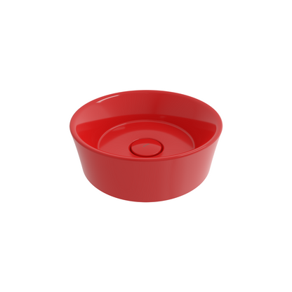 Bocchi Vessel Yuvarlak Çanak Lavabo 38 cm Parlak Kırmızı