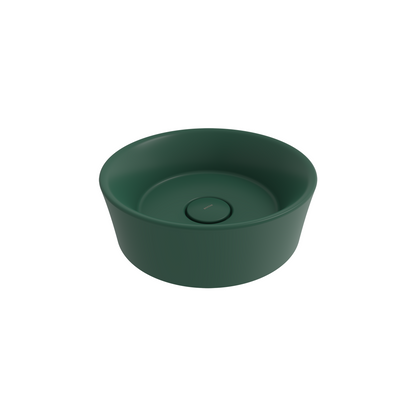 Bocchi Vessel Yuvarlak Çanak Lavabo 38 cm Mat Yeşil