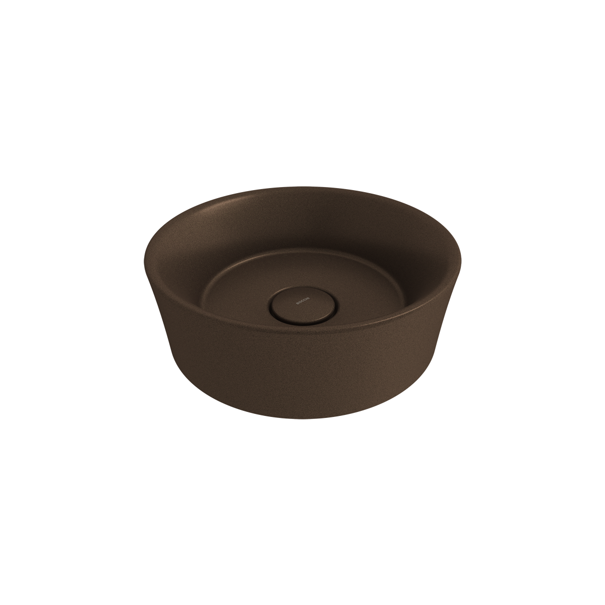 Bocchi Vessel Yuvarlak Çanak Lavabo 38 cm Mat Bronz