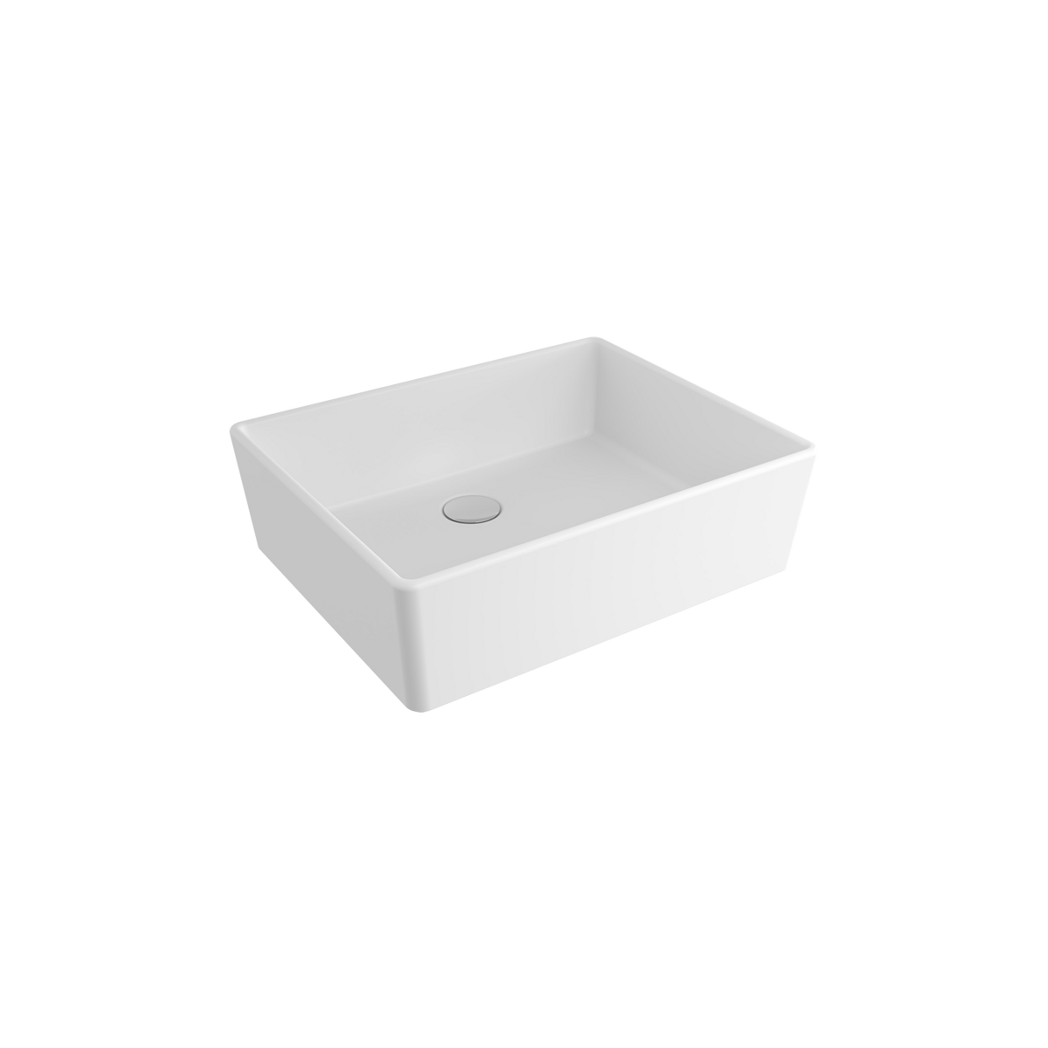 Bocchi Milano 50 cm Çanak Lavabo Mat Beyaz