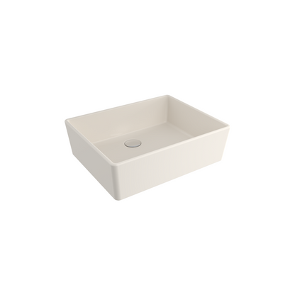 Bocchi Milano 50 cm Çanak Lavabo Parlak Bisküvi