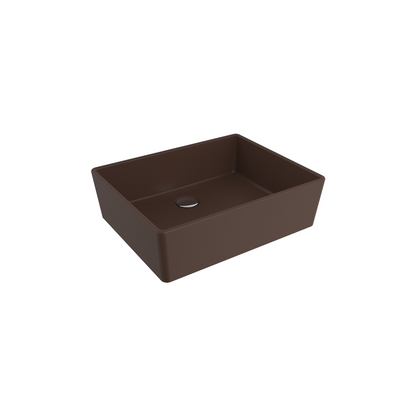Bocchi Milano 50 cm Çanak Lavabo Mat Kahve