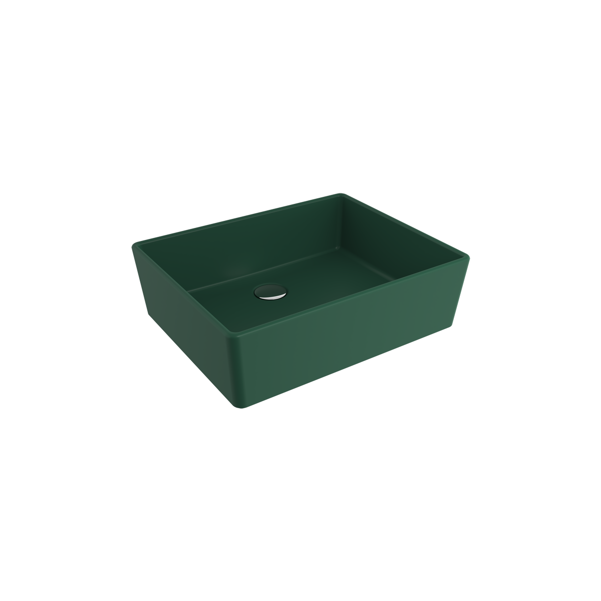 Bocchi Milano 50 cm Çanak Lavabo Mat Yeşil