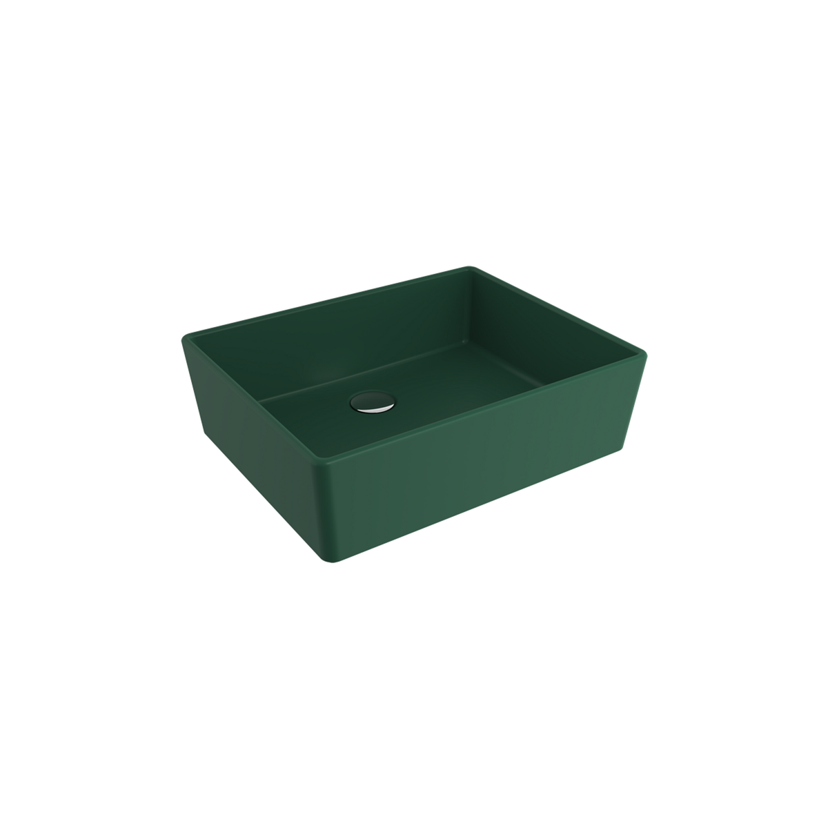 Bocchi Milano 50 cm Çanak Lavabo Mat Yeşil