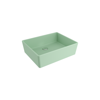 Bocchi Milano 50 cm Çanak Lavabo Mat Mint Yeşil