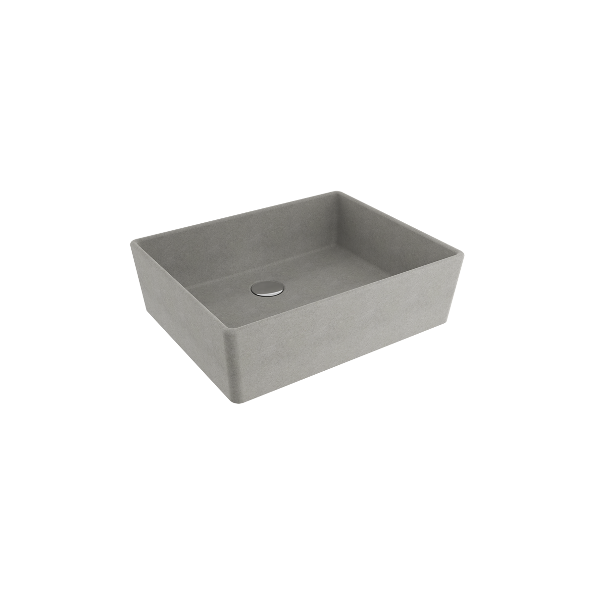 Bocchi Milano 50 cm Çanak Lavabo Mat Beton