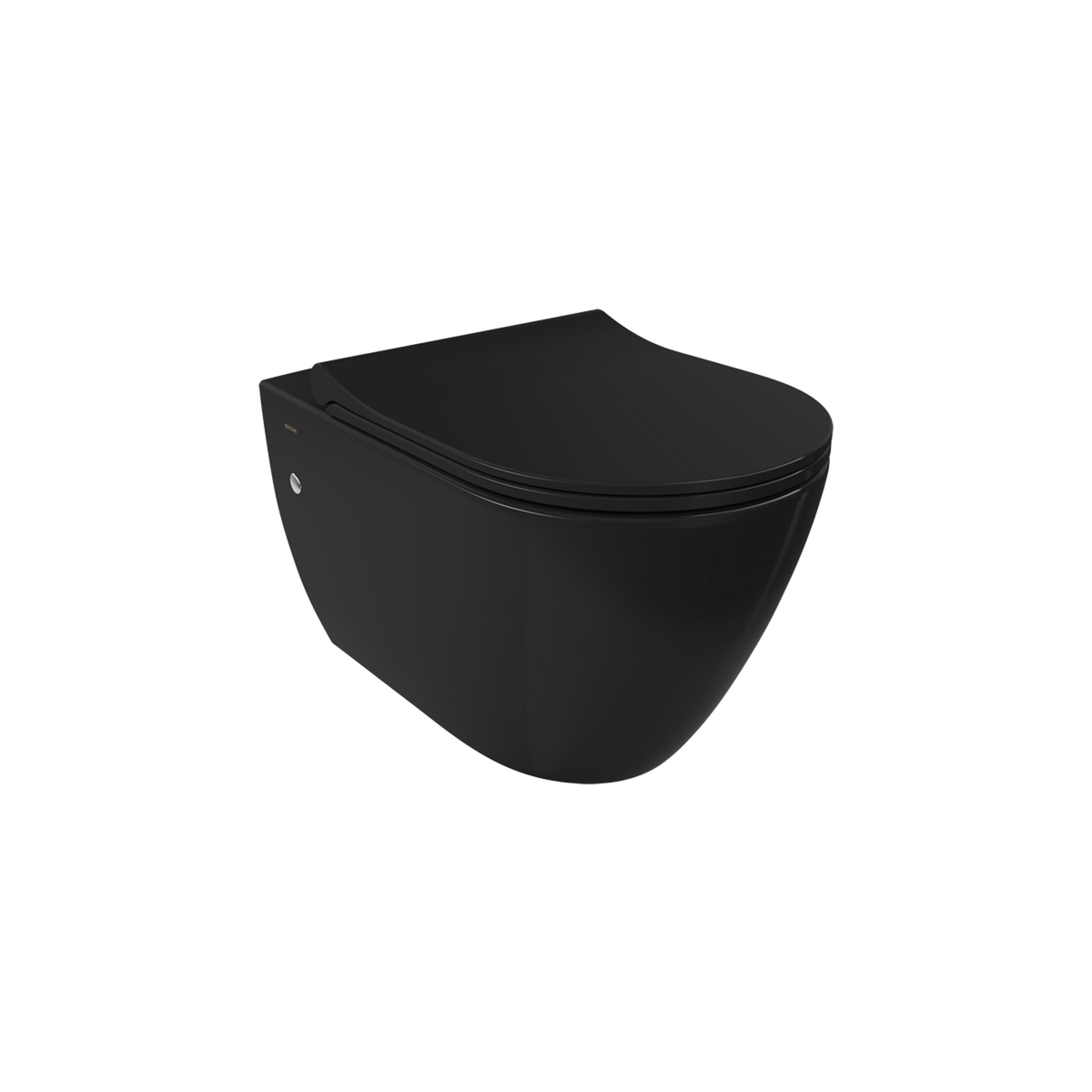 Bocchi Venezia Rimless Asma Klozet Parlak Siyah