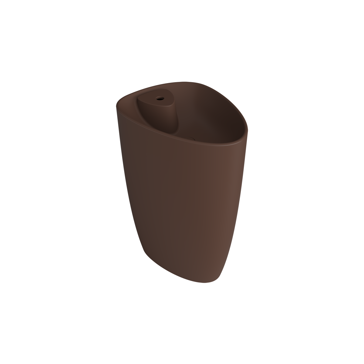 Bocchi Etna 58 cm Batarya Banklı Monoblok Lavabo Mat Kahve ürün görseli