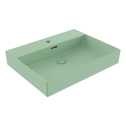 Bocchi Milano Tezgâh Üstü/Asma Lavabo 60 cm Mat Mint Yeşil ürün görseli