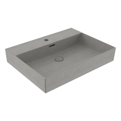 Bocchi Milano Tezgâh Üstü/Asma Lavabo 60 cm Mat Beton ürün görseli