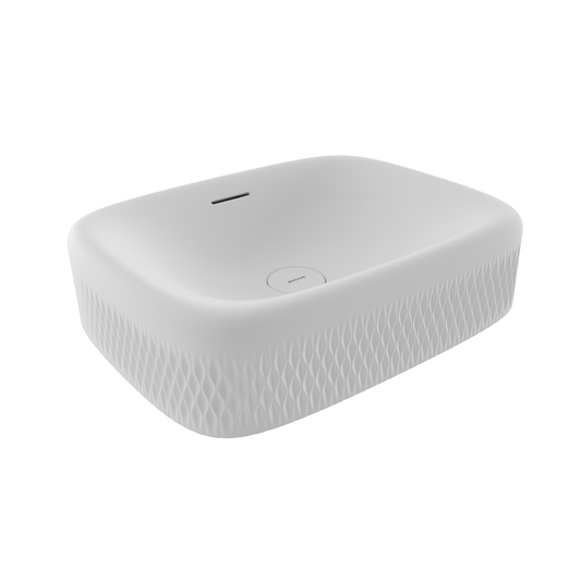 Bocchi New Age Tezgah Üstü Lavabo 55 cm Mat Beyaz