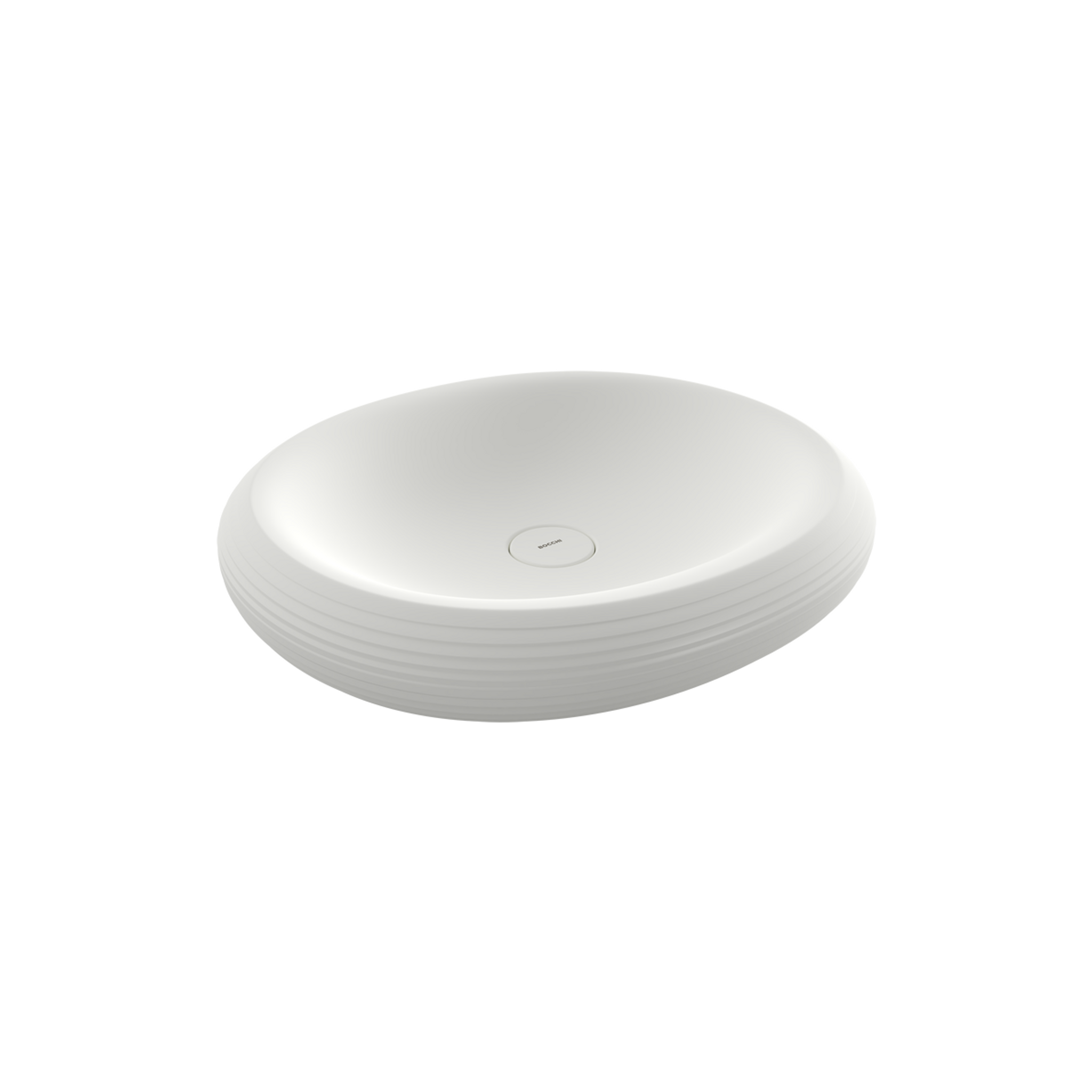 Bocchi Strata Tezgâh Üstü Lavabo 49 cm Mat Beyaz