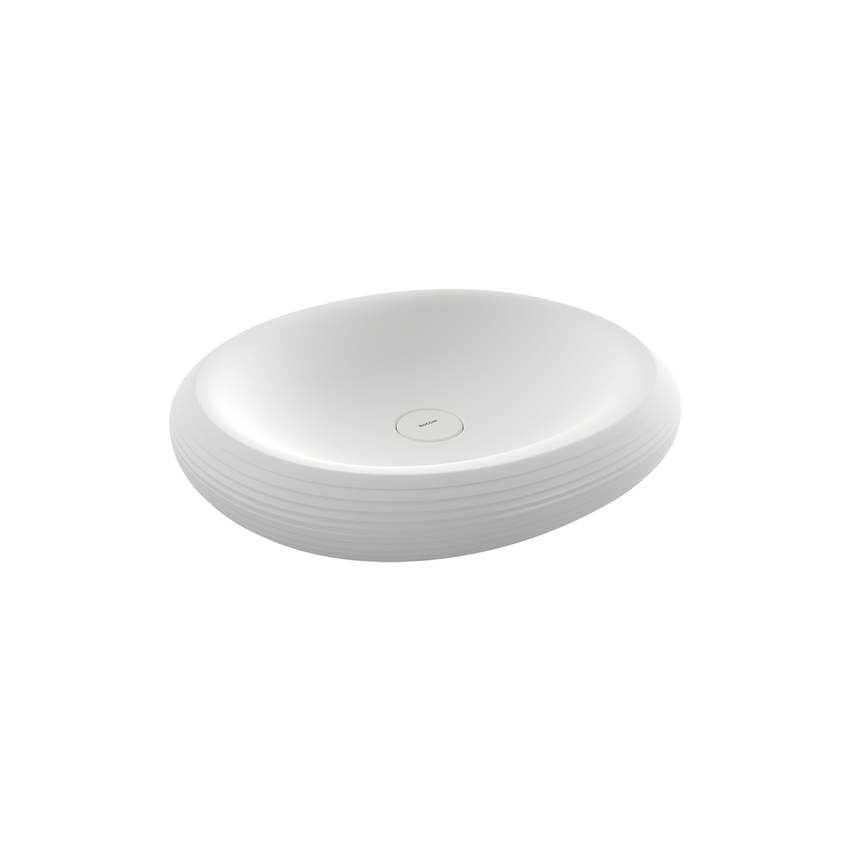 Bocchi Strata Tezgâh Üstü Lavabo 49 cm Mat Beyaz