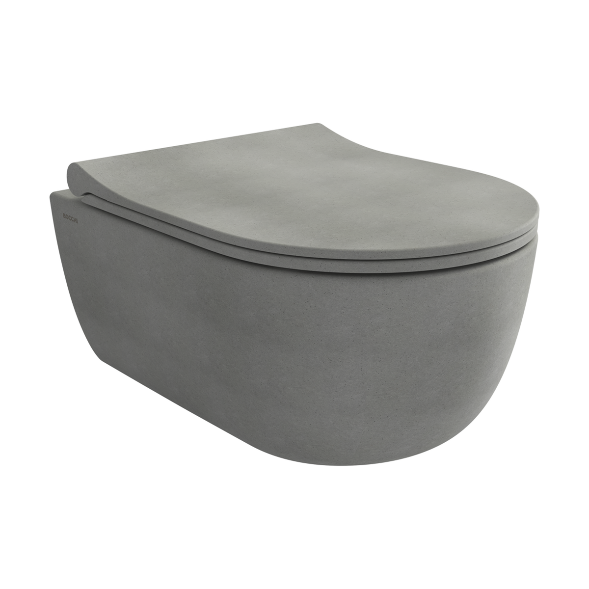 Bocchi V‑Tondo Rimless Kısa Asma Klozet Mat Beton ürün görseli