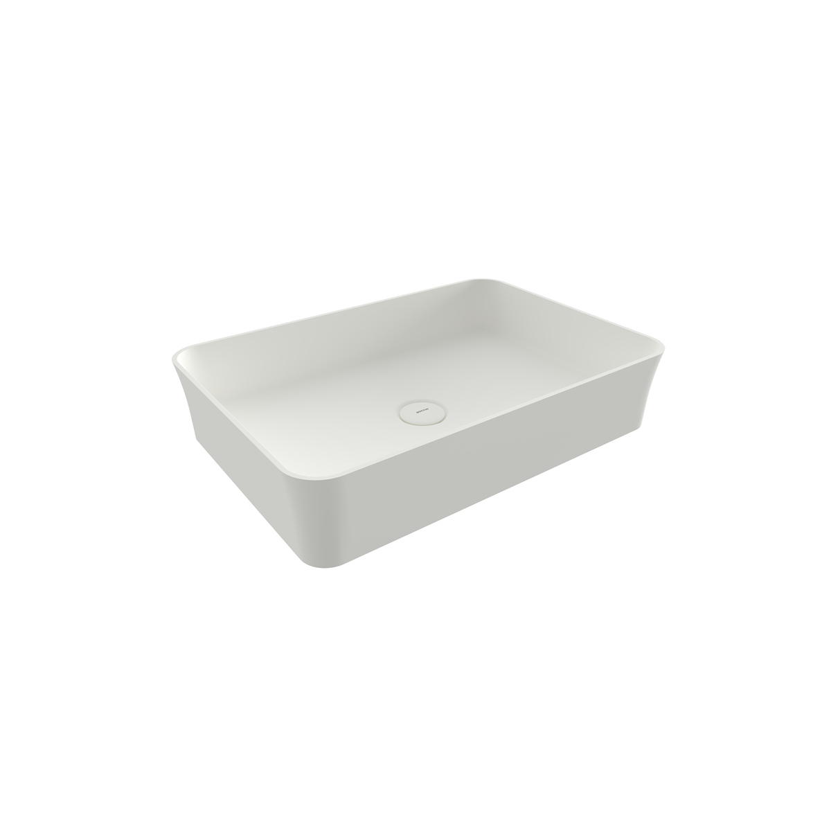Bocchi Slim Line Dikdörtgen Lavabo 55×38 cm Mat Beyaz