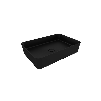 Bocchi Slim Line Dikdörtgen Lavabo 55×38 cm Mat Siyah