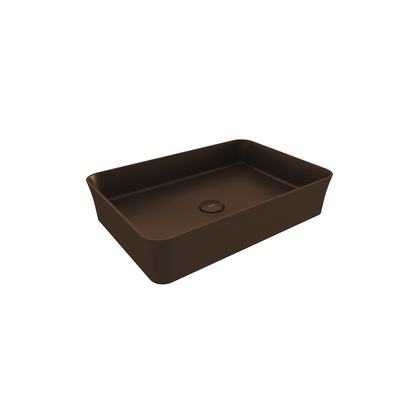 Bocchi Slim Line Dikdörtgen Lavabo 55×38 cm Mat Bronz