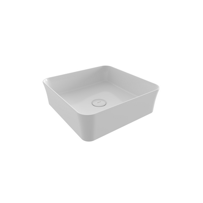 Bocchi Sottile Slim Line Kare Tezgâh Üstü Lavabo 38×38 cm Parlak Beyaz