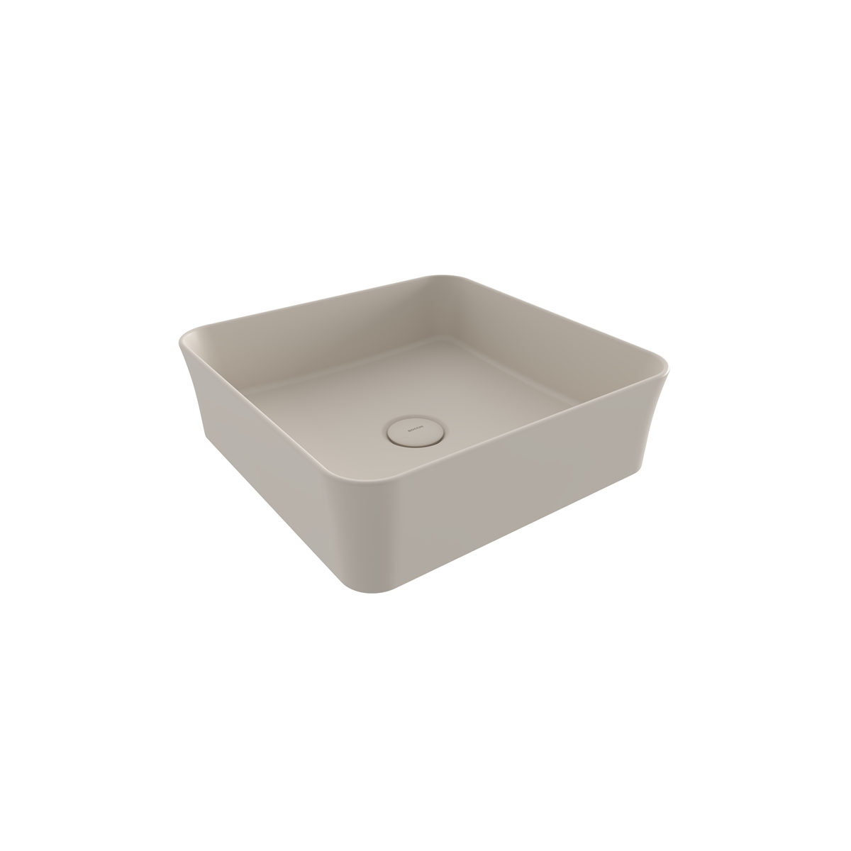 Bocchi Sottile Slim Line Kare Tezgâh Üstü Lavabo 38×38 cm Mat Yasemin