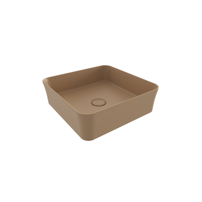 Bocchi Sottile Slim Line Kare Tezgâh Üstü Lavabo 38×38 cm Mat Kaşmir