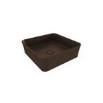 Bocchi Sottile Slim Line Kare Tezgâh Üstü Lavabo 38×38 cm Mat Bronz