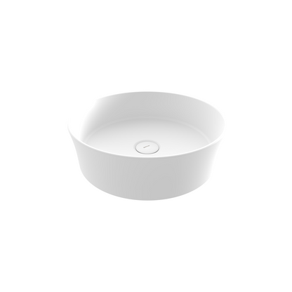 Bocchi Slim Line Yuvarlak Lavabo 38 cm Mat Beyaz ürün görseli