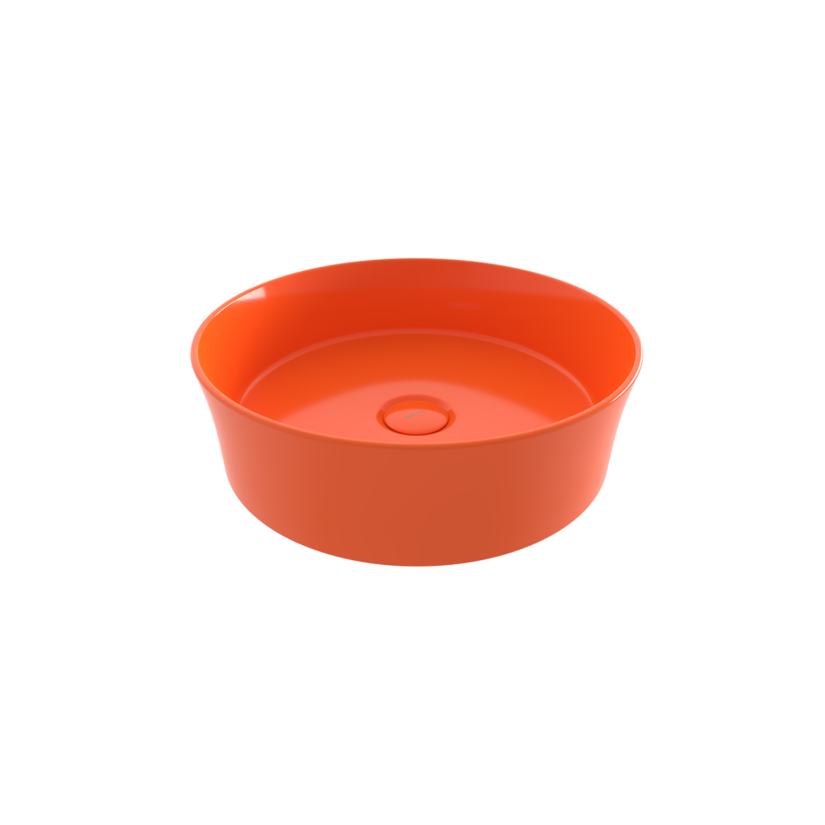 Bocchi Slim Line Yuvarlak Lavabo 38 cm Parlak Turuncu ürün görseli