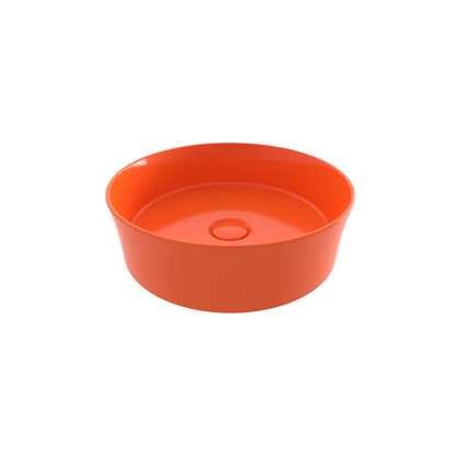 Bocchi Slim Line Yuvarlak Lavabo 38 cm Parlak Turuncu ürün görseli
