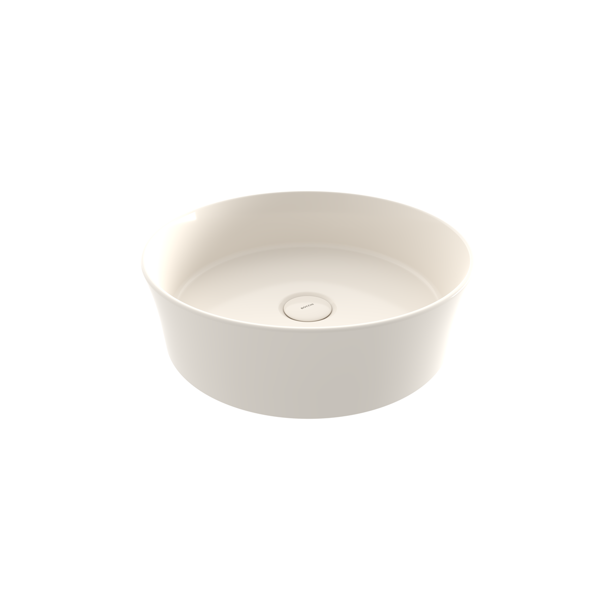 Bocchi Slim Line Yuvarlak Lavabo 38 cm Parlak Bisküvi ürün görseli