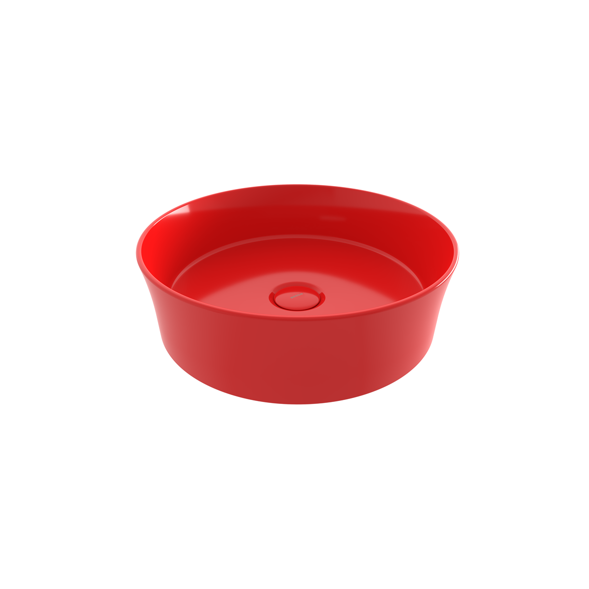 Bocchi Slim Line Yuvarlak Lavabo 38 cm Parlak Kırmızı ürün görseli