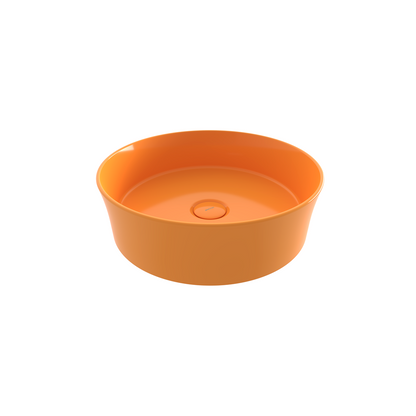 Bocchi Slim Line Yuvarlak Lavabo 38 cm Parlak Mandalina Sarısı ürün görseli