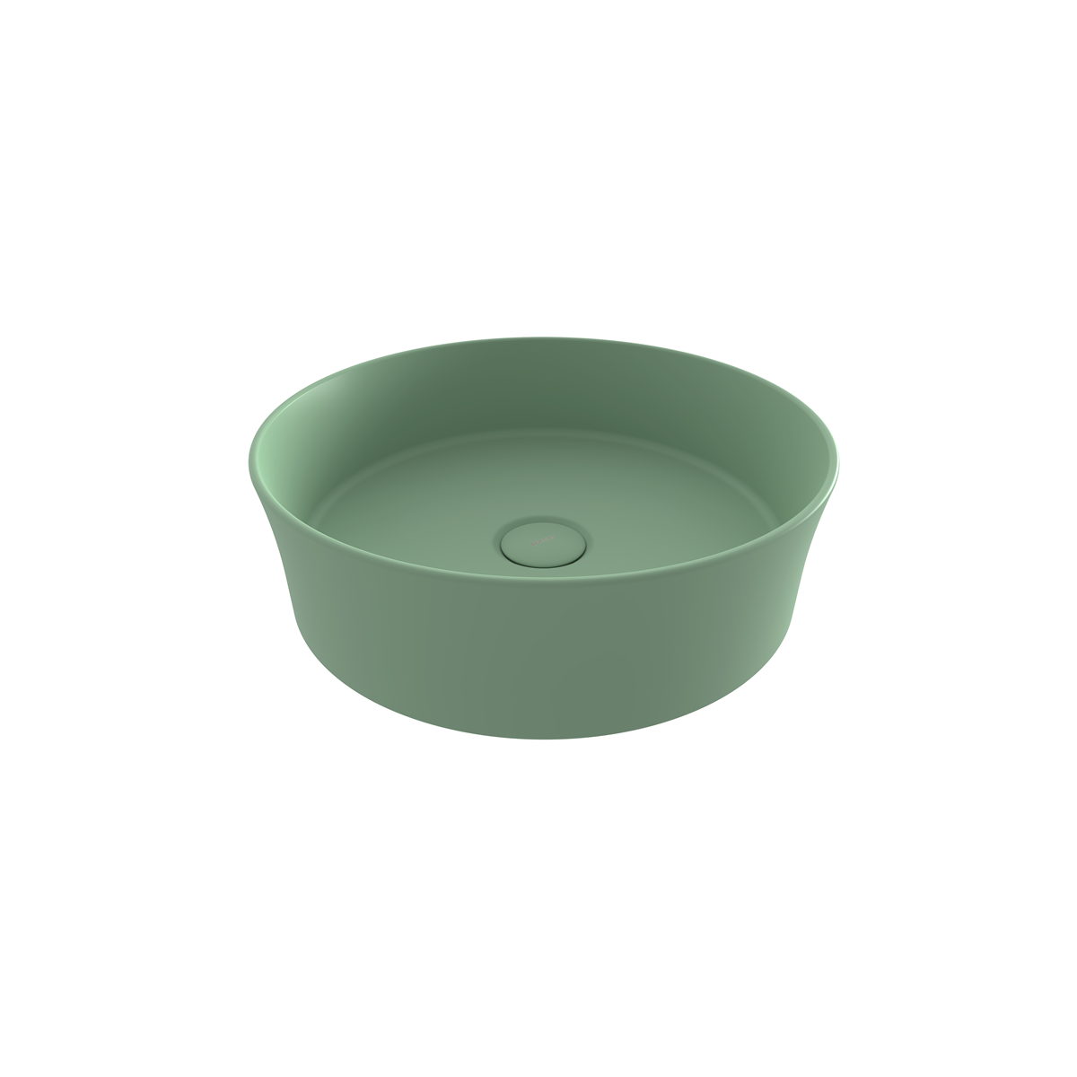Bocchi Slim Line Yuvarlak Lavabo 38 cm Mat Mint Yeşil ürün görseli
