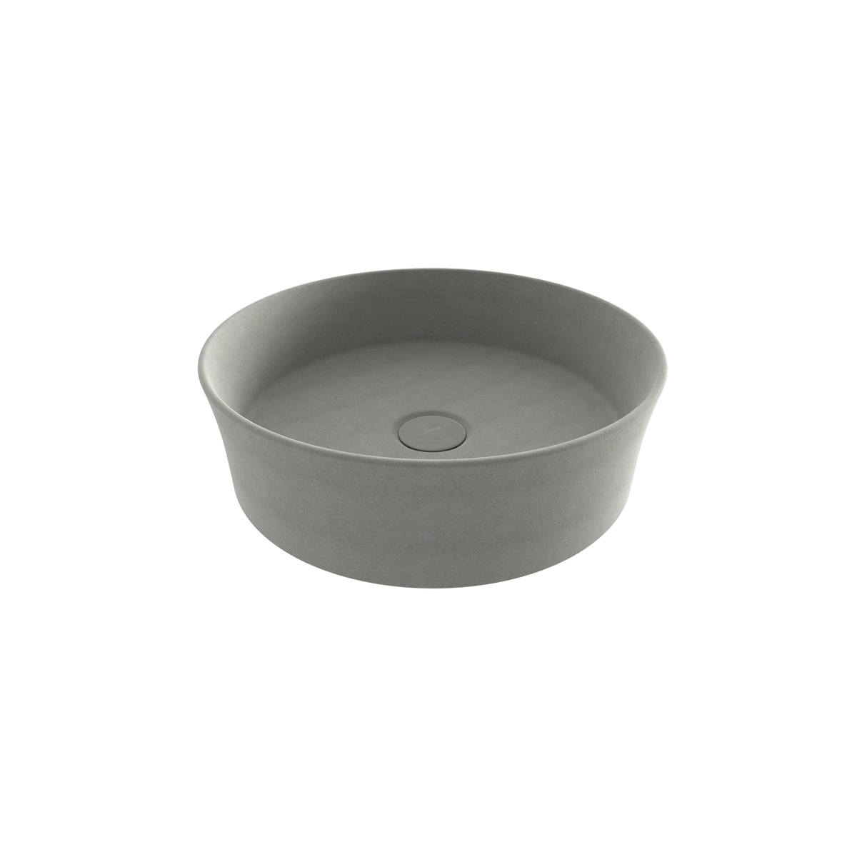 Bocchi Slim Line Yuvarlak Lavabo 38 cm Mat Beton ürün görseli