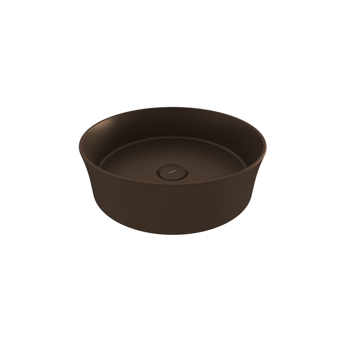 Bocchi Slim Line Yuvarlak Lavabo 38 cm Mat Bronz ürün görseli