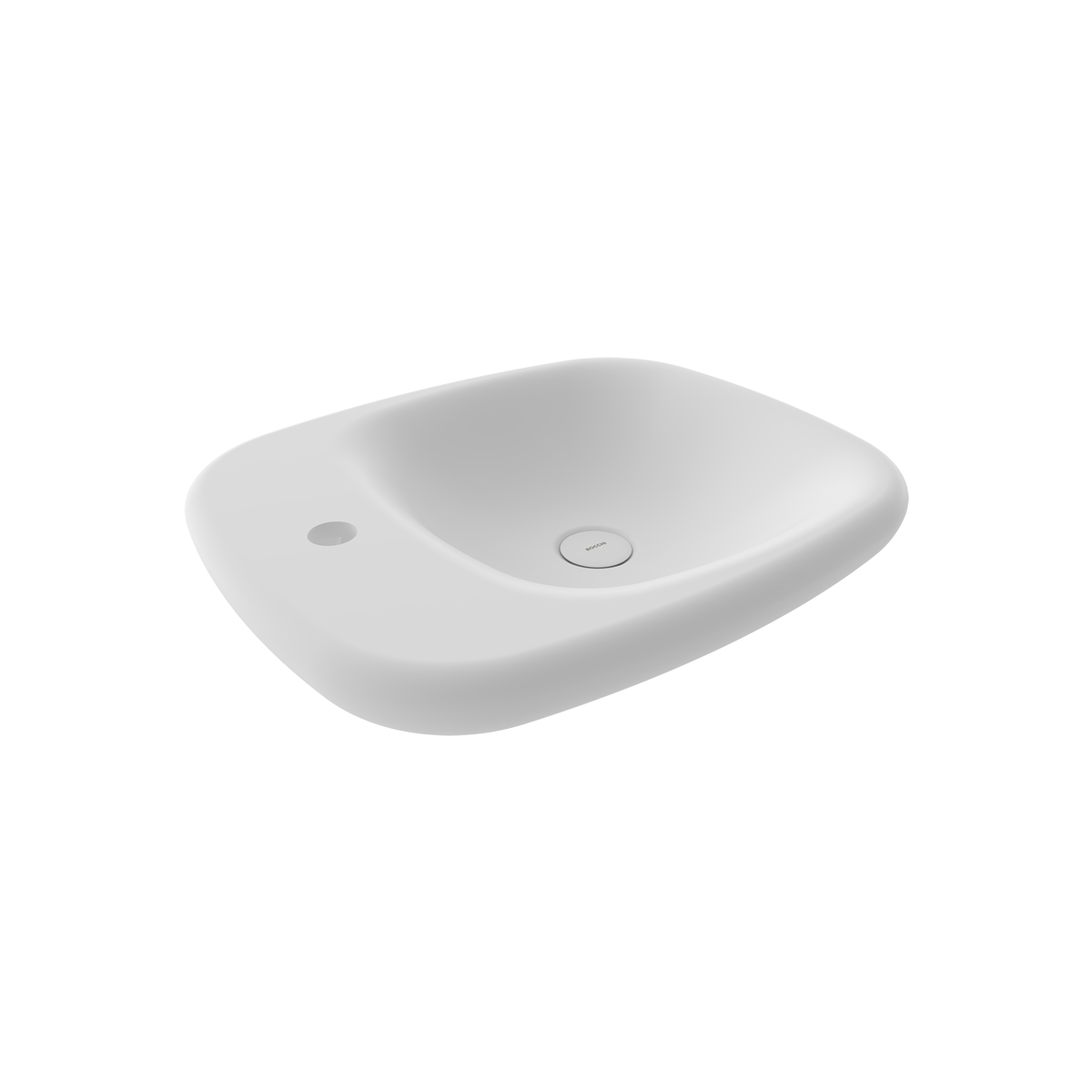 Bocchi Fenice 54 cm Çanak Lavabo Mat Beyaz ürün görseli