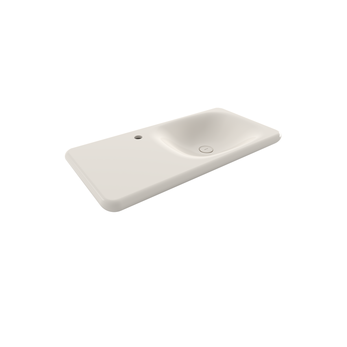 Bocchi Fenice 90 cm Etajerli Lavabo Parlak Bisküvi ürün görseli