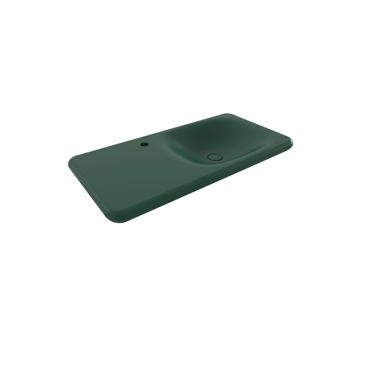 Bocchi Fenice 90 cm Etajerli Lavabo Mat Yeşil ürün görseli