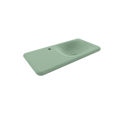 Bocchi Fenice 90 cm Etajerli Lavabo Mat Mint Yeşil ürün görseli