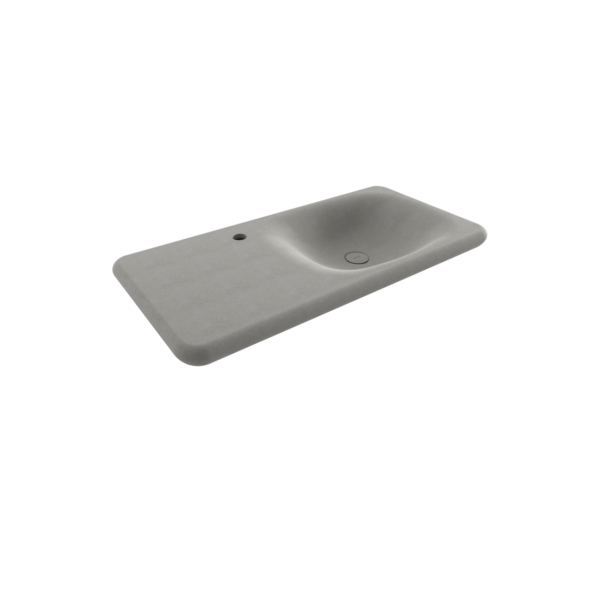 Bocchi Fenice 90 cm Etajerli Lavabo Mat Beton ürün görseli