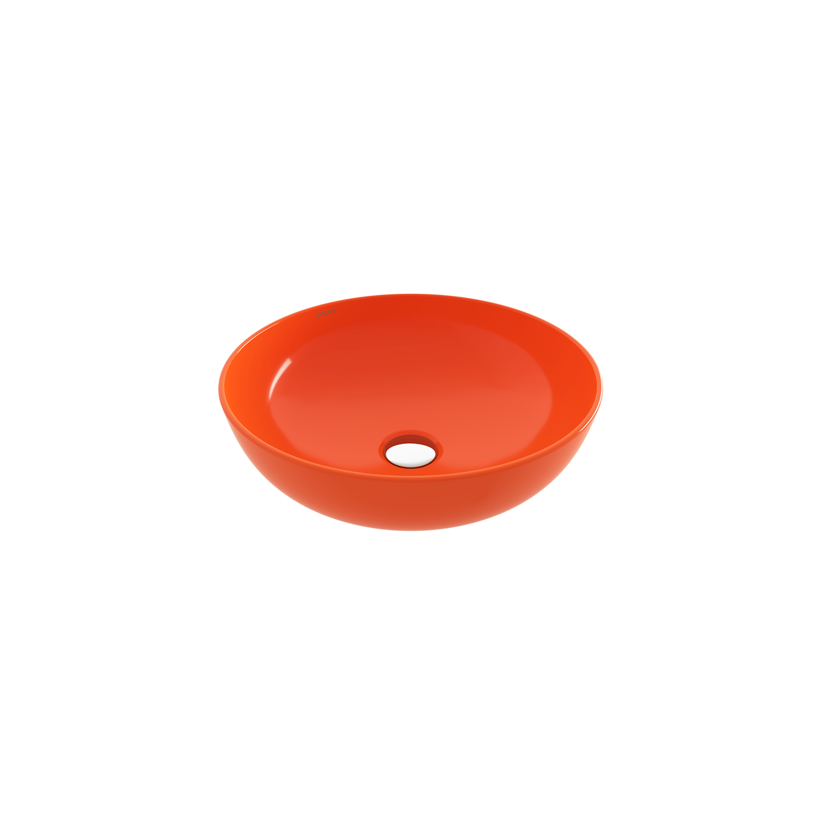 Bocchi Slim Line Yuvarlak Lavabo 38 cm Parlak Turuncu ürün görseli