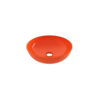 Bocchi Slim Line Yuvarlak Lavabo 38 cm Parlak Turuncu ürün görseli