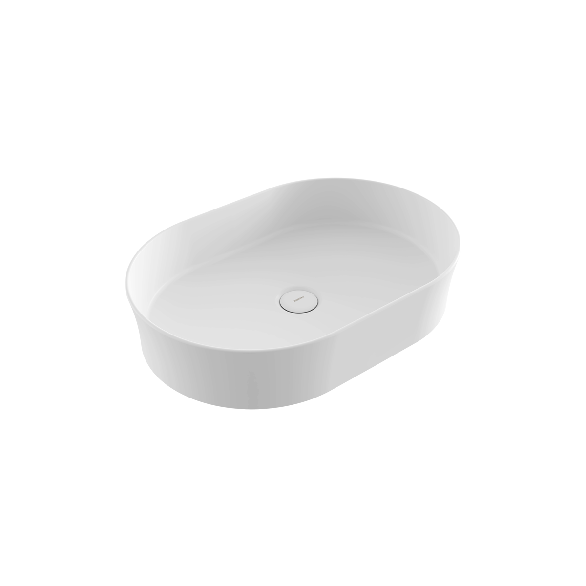 Bocchi Slim Line Oval Lavabo 55x38 cm Mat Beyaz